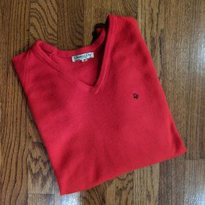 Vintage Christian Dior V Neck Sweater, Sz S